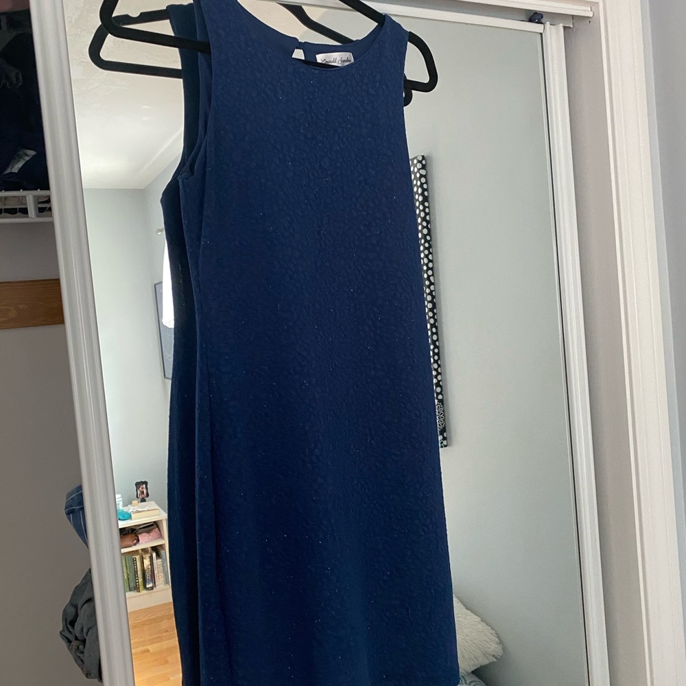 Sparkly blue dress
